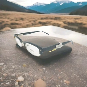 NEW SALSA SA2002 BK BLACK AUTHENTIC EYEGLASSES RX ADULTS METAL FRAMES 52-18-135 - Picture 1 of 7