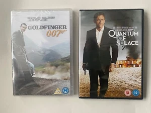 James Bond:Goldfinger / Quantum of Solace (2 X DVD, 2006, 2-Disc Sets) Bundle - Picture 1 of 7