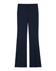 $295 Theory Women's, Demitria Admiral Crepe Flared pants, Deep Navy, 12