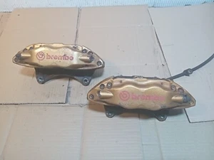 Subaru Impreza Wrx Sti Newage V8 Front Set Brembo 4 Pot Brake Calipers Gdb - Picture 1 of 10
