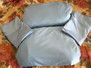 Sheex Performance Stoff Laken Set (flach, Spannbett & 2 Pillendosen) King Size L. Blau - Bild 1 von 3