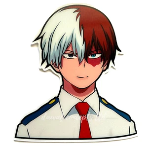 My Hero Academia Shoto Todoroki Anime Aufkleber Peeker Bumper für Auto/Laptop MHA - Bild 1 von 4