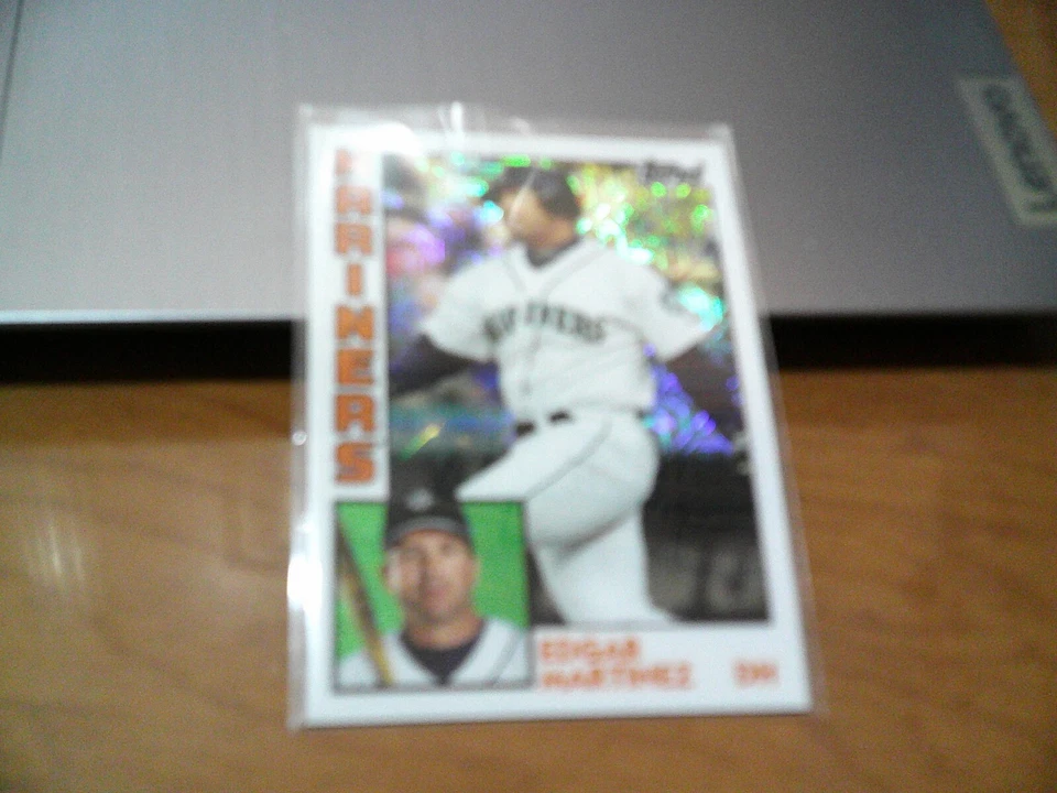 2019 TOPPS 35th ANN 1984 DESIGN MOJO REFRACTOR-  EDGAR MARTINEZ- MARINERS- - Image 1 of 1