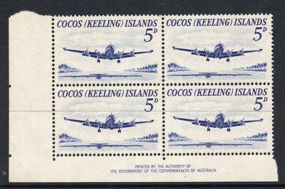 Cocos Keeling Islands 1963 bloque de impresión 5d MUH Foto 1 de 2