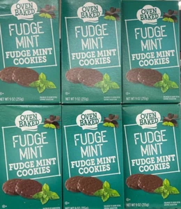 Galletas FUDGE horneadas al horno como nuevas Fudge Mint 9 oz. cada caja (LOTE DE 6 CAJAS) - Imagen 1 de 2