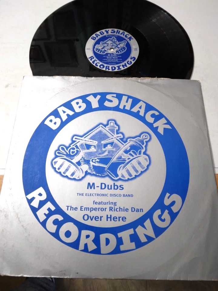M-Dubs The Electronic Disco Band - Over Here - 12" Vinyl Single 1999 - Imagem 1 de 3