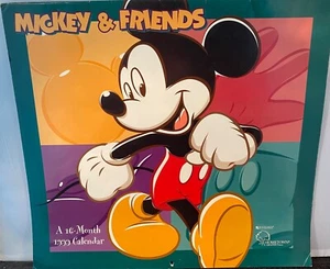 Disney 1999 Calendar Mickey & Friends Fab 6 - Picture 1 of 2