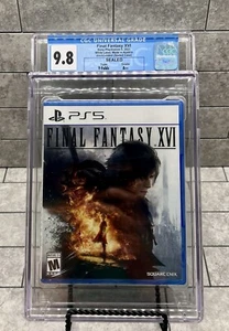 Final Fantasy XVI White Label CGC U9.8 A++ PS5 Sealed Graded Uncirculated - Picture 1 of 2