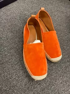 450$ Ralph Lauren Purple Label Bowsworth Suede Espadrilles sz 8 - Picture 1 of 8