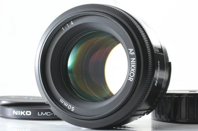 [Near MINT++ w/Caps Filter] Nikon AF Nikkor 50mm f/1.4 Standard Prime Lens JAPAN - Image 1 of 4