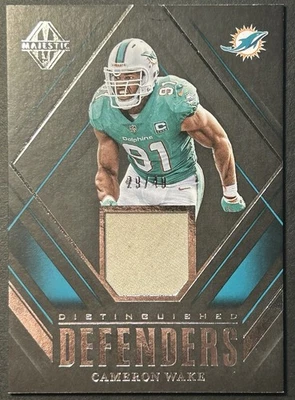 2018 Panini Majestic Distinguished Defenders Jersey /49 Cameron Wake #DD-CW - Image 1 of 2