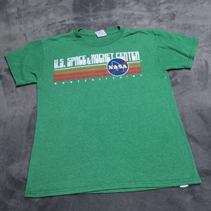 U.S. Space And Rocket Center NASA Youth Small Shirt Green Huntsville Alabama - Picture 1 of 5