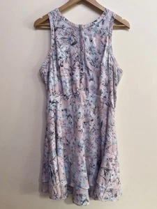 FOREVER NEW | Pink Floral Mini Dress | Size 14 - Picture 1 of 9