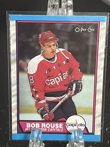 BOB ROUSE----1989-90 O PEE CHEE----ROOKIE----CAPITALS--PACKFRISCH-KOSTENLOSER VERSAND - Bild 1 von 2