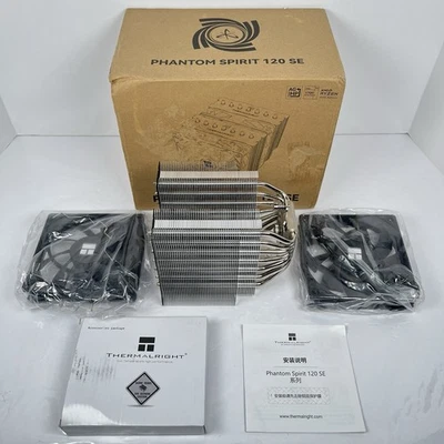 Thermalright Phantom Spirit 120 SE CPU Cooler 7 Heat Pipes Dual 120mm Fans - Image 1 of 4