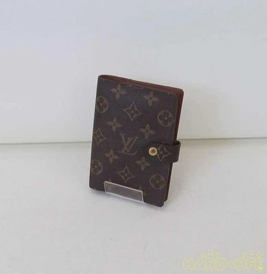 Louis Vuitton Authentic 14.0 cm Notebook Cover Monogram Canvas Agenda PM Brown - Image 1 of 4