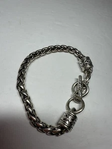 Premier Designs Seil Kette Knebelverschluss Armband, versilbert - Bild 1 von 2
