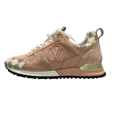 Auténticas zapatillas deportivas para mujer LOUIS VUITTON Run Away - rosa crema CL0118 Foto 1 de 4