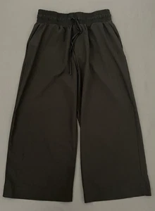Albion Audrey Wide Leg Crop Pants Women Large Petite Black Lightweight Active - Bild 1 von 13