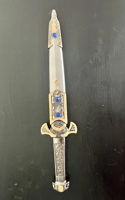 "Daga de gladiador con funda - espada decorativa ornamentada de colección, 13,75""" Foto 1 de 4