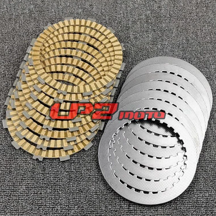 Kit de placas de acero de fricción de embrague para Honda CRF450R 2002 2003 2006 2007 2008 Foto 1 de 1