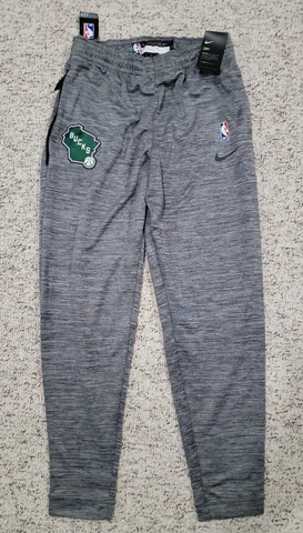 Milwaukee Bucks Team Issue Nike NBA Warmup Pants 932734-091 Mens Size Large-Tall Cover