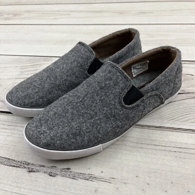 Woolrich Women's US 6 Grey Wool Slip-On Sneaker Loafer Tennis Shoe Flat - Image 1 of 4