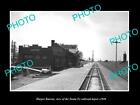 OLD 8x6 HISTORIC PHOTO OF HARPER KANSAS THE SANTE FE RAILROAD STATION c1940