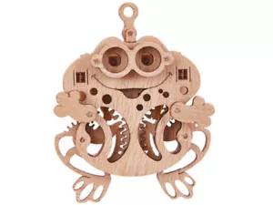 Rompecabezas mecánico truco de madera 3D rompecabezas rana conjunto de construcción - Imagen 1 de 3