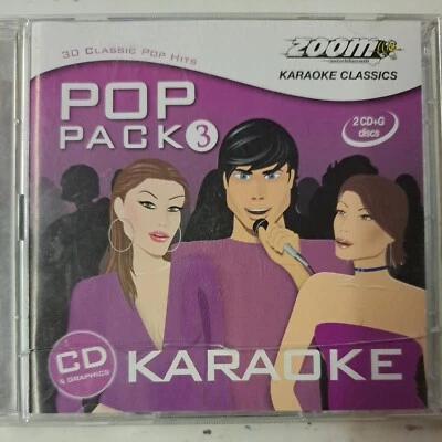 Zoom Karaoke Classics Pop Pack 3 30 CD+G Classic Pop Hits On 2 CD's - Image 1 of 4