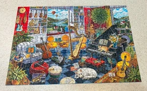 MUSIC ROOM (Ravensburger) -- 500 Piece Jigsaw Puzzle -- Complete - Picture 1 of 3