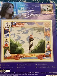 Janlynn Platinum Collection gezähltes Kreuzstich-Set nautisch - Bild 1 von 3