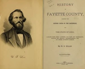 1881 FAYETTE County Ohio OH, History and Genealogy Ancestry Family Tree DVD B14 - Picture 1 of 2