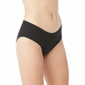 No Boundaries Women's Cotton Hipster Panties Size X-SMALL Black Ribbed New - Picture 1 of 1