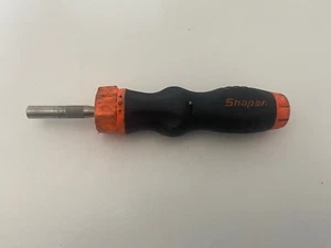 Snap On Ratchet Screwdriver Multi Position Orange Soft grip Handle SGDMRCE4O - Picture 1 of 14