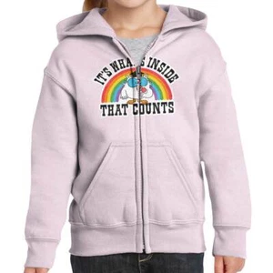 Tootsie Roll Pop Mr Owl What's Inside Counts Girls Youth Zip Hoodie Jacket Kids - Picture 1 of 2