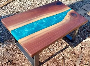 Epoxy River tables (Coffee tables, End tables, Kitchen tables, dining tables) - Picture 1 of 17