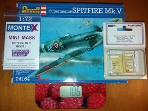 REVELL 04164 + MONTEX 72024 + AML 72052 - Supermarine Spitfire Vc/Vc Trop - 1/72 - Foto 1 di 5