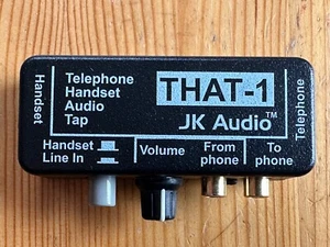 JK Audio THAT-1 Telephone Interface with RCA I/O - Picture 1 of 4