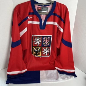Nike Czech Republic Hockey Jersey Olympic IIHF  Men S Small NWOT - Imagen 1 de 7