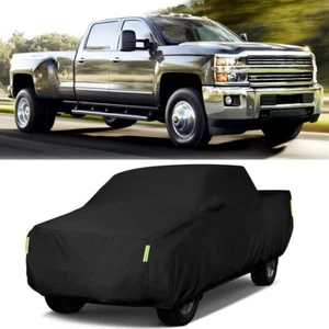 For Chevrolet Silverado 3500 Crew Cab Pickup Truck Car Cover Dust Snow Protector - Picture 1 of 12