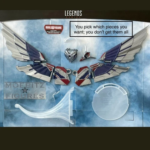 Marvel Legends FLIGHT GEAR Captain America Falcon BAF Disney Wings Part - UPICK Cover
