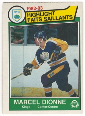1983-84 O-PEE-CHEE # 151 MARCEL DIONNE HL - KINGS OPC HOCKEY NICE AND NO CREASES - Image 1 of 2