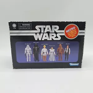 Star Wars Hasbro Kenner Retro Collection set of 6 Figures 3.75” Factory Sealed - Picture 1 of 6