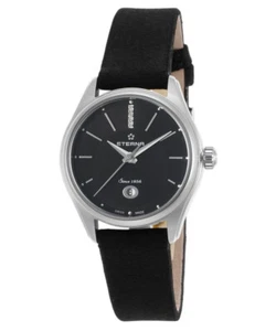 Eterna Avant-Garde Genuine Diamonds Women's Swiss Made Automatic Watch $2495 NEW - Picture 1 of 9