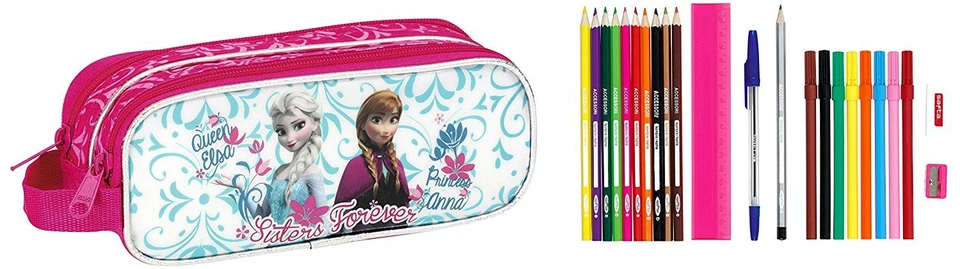 SAFTA Eiskönigin * Etui / Schlamper ** Gefüllt * Frozen Sister Forever Schüleretui