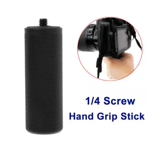 1/4'' Metalowy uchwyt Uchwyt ręczny Stabilizator Stick do lampy błyskowej LED Kamera wideo - Zdjęcie 1 z 6