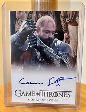 Game Of Thrones Autograph Card: Conan Stevens (Gregor Clegane) Season 3