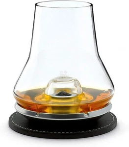 Peugeot Impitoyable Whisky Tasting Set. Includes Cordial Glass and Chilling Base - Picture 1 of 9