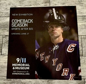 NY RANGERS 9/11 Museum SUBWAY POSTER MARK MESSIER - Picture 1 of 1